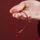 Cinnabar Red Agate Blessing Bracelet