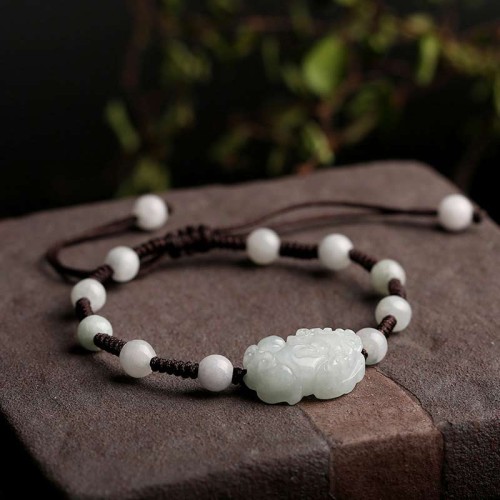 Natural Jade PiXiu Luck Bracelet Natural Jade PiXiu Luck Bracelet