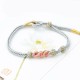 Peach Blossoms Luck Braided String Bracelet