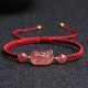 Strawberry Quartz PiXiu Lucky Red String Bracelet Strawberry Quartz PiXiu Lucky Red String Bracelet