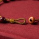 Natural Cinnabar Beaded Blessing Bracelet Natural Cinnabar Beaded Blessing Bracelet
