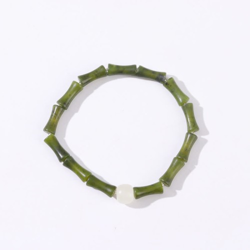 Green Bamboo Jade Luck Bracelet Green Bamboo Jade Luck Bracelet