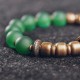 Tibetan Red & Green Agate Copper Confidence Bracelet Tibetan Red & Green Agate Copper Confidence Bracelet
