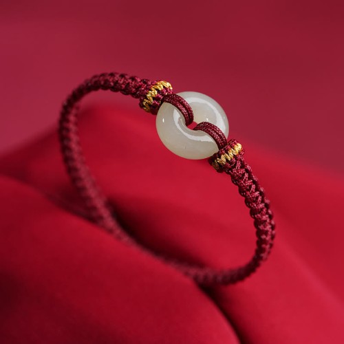 Jade Abundance Braided Bracelet