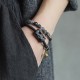 Black Rutilated Quartz Ebony Wisdom Bracelet Black Rutilated Quartz Ebony Wisdom Bracelet