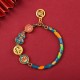 Tibetan Gourd Fortune Happiness Lion Wealth Bracelet