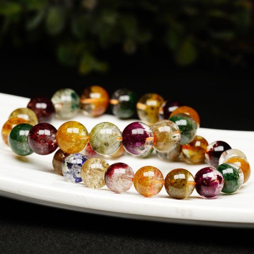 Various Gemstone Crystal Love Bracelet Various Gemstone Crystal Love Bracelet