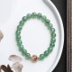 Natural Green Strawberry Quartz Soothing Bracelet Natural Green Strawberry Quartz Soothing Bracelet
