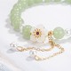Jade Peach Blossom Pearl Luck Bracelet