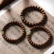 Abelia Wood Jade Bamboo Warding Off Evil Bracelet