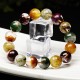 Various Gemstone Crystal Love Bracelet Various Gemstone Crystal Love Bracelet