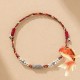 925 Silver Koi Fish Braided Luck Bracelet 925 Silver Koi Fish Braided Luck Bracelet