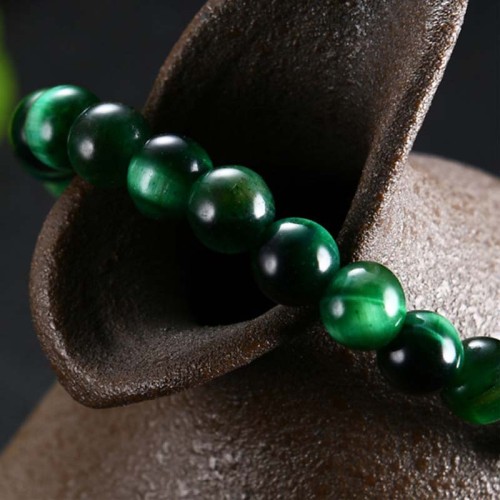 Natural Green Tiger Eye Strength Bracelet Natural Green Tiger Eye Strength Bracelet