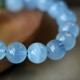 Aquamarine Amber Beads Serenity Healing Bracelet Aquamarine Amber Beads Serenity Healing Bracelet