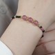 Colorful Tourmaline Strawberry Quartz Positive Love Bracelet Colorful Tourmaline Strawberry Quartz Positive Love Bracelet