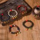 Swallowing Beast Cinnabar Bead Bracelet
