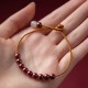 Natural Cinnabar Beaded Blessing Bracelet Natural Cinnabar Beaded Blessing Bracelet