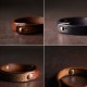 Vintage Handmade Copper Brass Leather Wealth Bracelet Vintage Handmade Copper Brass Leather Wealth Bracelet