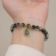 Green Phantom Confidence Gourd Buddha Charm Bracelet