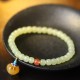 Hetian Jade Pumpkin Amber Red Agate Prosperity Bracelet Hetian Jade Pumpkin Amber Red Agate Prosperity Bracelet