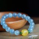 Aquamarine Amber Beads Serenity Healing Bracelet Aquamarine Amber Beads Serenity Healing Bracelet