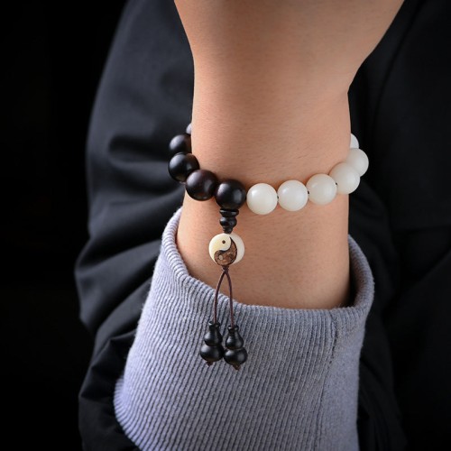 Ebony Yin Yang Protection Bracelet Ebony Yin Yang Protection Bracelet