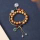 Chalcedony Peace Buckle Soothing Double Wrap Bracelet