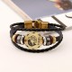 12 Constellations Hematite Leather Bracelet 12 Constellations Hematite Leather Bracelet