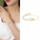 Hetian White Jade Peace Buckle Ginkgo Luck Bracelet Hetian White Jade Peace Buckle Ginkgo Luck Bracelet