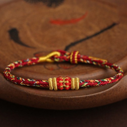 Handmade Colorful King Kong Knot Luck Bracelet
