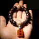 Tibetan Yak Bone Dzi Bead Turquoise Evil Spirit Bracelet Tibetan Yak Bone Dzi Bead Turquoise Evil Spirit Bracelet