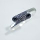 Zircon Water Drop Healing Cuff Bracelet