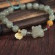 Chinese Zodiac Tiger Jade Blessing Bracelet