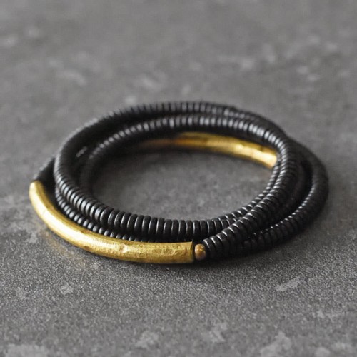 Ebony Copper Balance Multilayered Bracelet Ebony Copper Balance Multilayered Bracelet