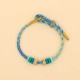 Peach Blossom Knot Luck Braided Bracelet