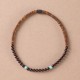 Sandalwood Turquoise Protection Double Wrap Bracelet