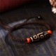 Tibetan Nine-Eye Dzi Prosperity String Bracelet