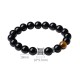999 Silver Black Obsidian Tiger Eye Om Mani Padme Hum Bracelet 999 Silver Black Obsidian Tiger Eye Om Mani Padme Hum Bracelet