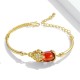 Feng Shui Golden Red Agate PiXiu Wealth Bracelet Feng Shui Golden Red Agate PiXiu Wealth Bracelet