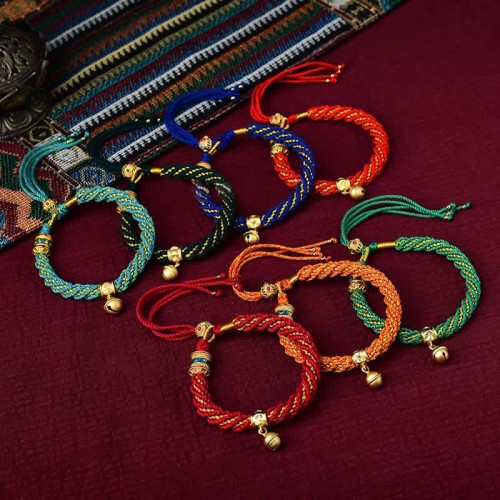 Tibetan Handmade Luck Protection Prayer Wheel Bracelet Tibetan Handmade Luck Protection Prayer Wheel Bracelet