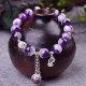 925 Silver Amethyst Healing Heart Charm Bracelet 925 Silver Amethyst Healing Heart Charm Bracelet