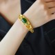 Cyan Jade White Jade Harmony Luck Bracelet Cyan Jade White Jade Harmony Luck Bracelet