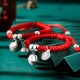 925 Sterling Silver Fu Character Lucky Money Bag Kids Bracelet 925 Sterling Silver Fu Character Lucky Money Bag Kids Bracelet