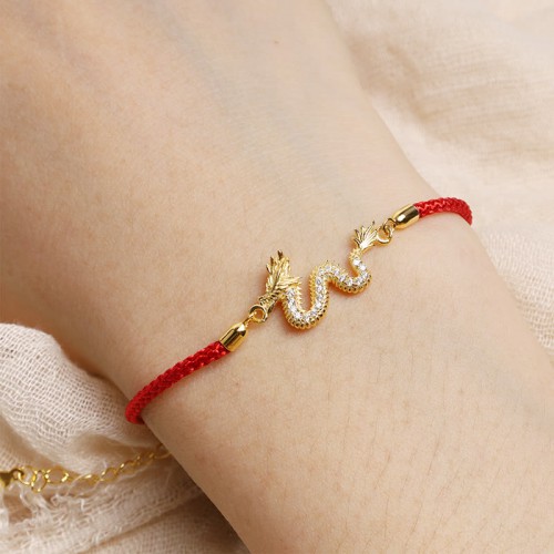 Dragon Auspicious Golden Luck Bracelet Dragon Auspicious Golden Luck Bracelet