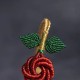 Rose Flower Peace Knot Handmade Luck Bracelet Rose Flower Peace Knot Handmade Luck Bracelet