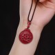 Dragon Cinnabar Protection Pendant