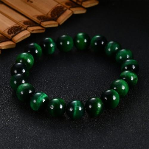 Natural Green Tiger Eye Strength Bracelet Natural Green Tiger Eye Strength Bracelet