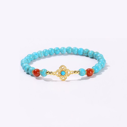 Turquoise Bead Protection Balance Bracelet Turquoise Bead Protection Balance Bracelet