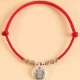 Handmade 999 Silver Year of the Dragon Luck Bracelet