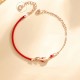 925 Silver Koi Fish Lotus Star Red String Bracelet 925 Silver Koi Fish Lotus Star Red String Bracelet